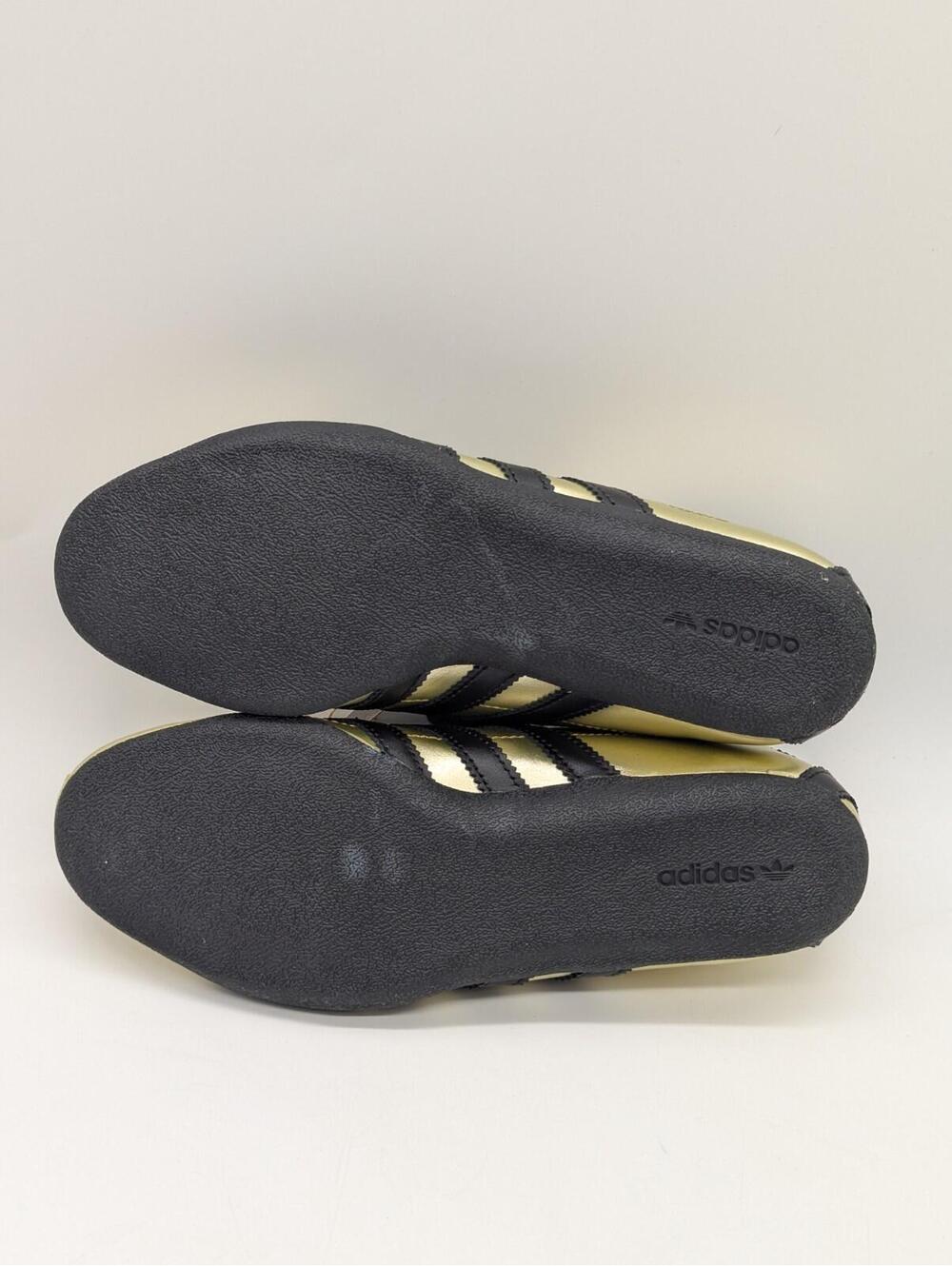 Adidas Tokyo Gold Metallic Black JQ0594 Shoes Women's Size 6.5 / Kids 5.5Y New - Picture 8 of 8